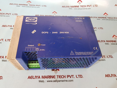 Deif dcp2-2440 24v/40a battery charger dc power supply - Used Deif dcp2-2440 24v/40a battery charger dc power supply - Used