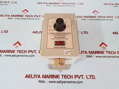Bae systems window wiper controller 115v ac/dc - New Bae systems window wiper controller 115v ac/dc - New