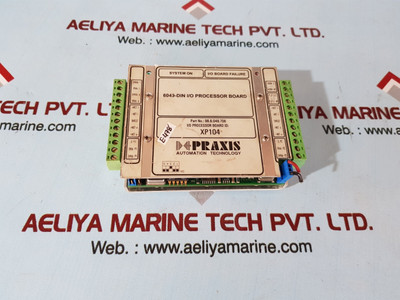 Praxis 98.6.049.706 I/O Processor Board Xp104 Praxis 98.6.049.706 I/O Processor Board Xp104