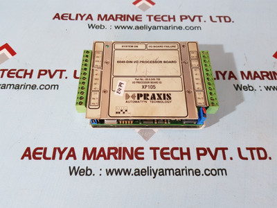 Praxis 98.6.049.706 i/o processor board xp105 - Used Praxis 98.6.049.706 i/o processor board xp105 - Used