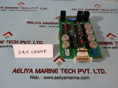 O&K crane Is 85.01.2 srk PCB card - Used O&K crane Is 85.01.2 srk PCB card - Used