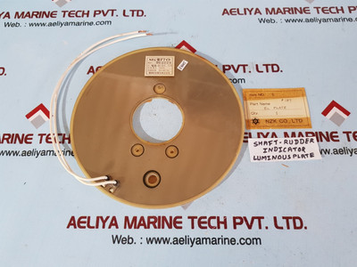 Nzk el plate eb-2518-1 hr shaft-rudder indicator luminous plate