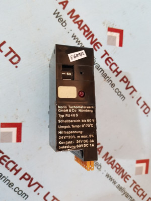 Noris Tachometerwerk Ru 46 S Module Kontakt 24V Dc 3A Noris Tachometerwerk Ru 46 S Module Kontakt 24V Dc 3A