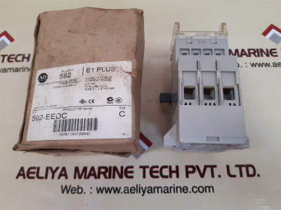 Allen-bradley 592-eedc ser.c three phase overload relay