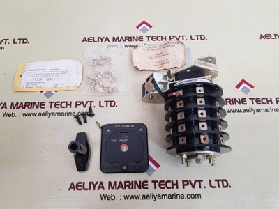 Electroswitch 7804d lockout relay, control series 24, 125V. Electroswitch 7804d lockout relay, control series 24, 125V.