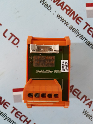 Weidmuller rs-f14 interface unit rs-f10 - Used Weidmuller rs-f14 interface unit rs-f10 - Used