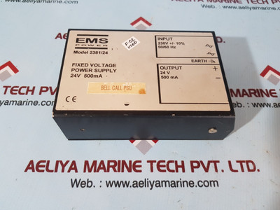 Ems power 2381/24 fixed voltage power supply - Used Ems power 2381/24 fixed voltage power supply - Used