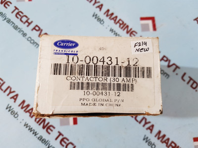 Carrier transicold xmc2-308s contactor(30amp) 10-00431-12