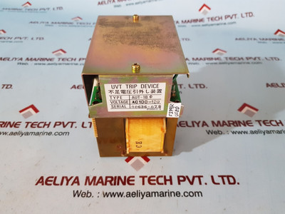 Terasaki aut-1bd uvt trip device ac100-120 - Used Terasaki aut-1bd uvt trip device ac100-120 - Used