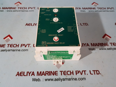 Cutler-hammer Ground Fault Relay 229P076H01E
