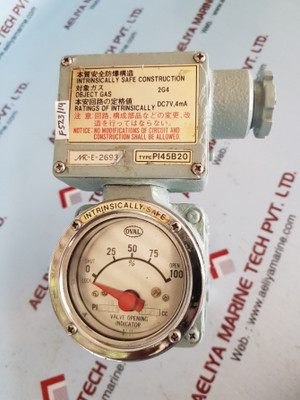 Oval Pi45B20 Valve Opening Indicator Nk-e-2693 Dc7V 4Ma Oval Pi45B20 Valve Opening Indicator Nk-e-2693 Dc7V 4Ma