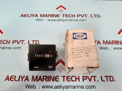 Deif Hc48 Running Hours Counter 230V Ac - New Deif Hc48 Running Hours Counter 230V Ac - New
