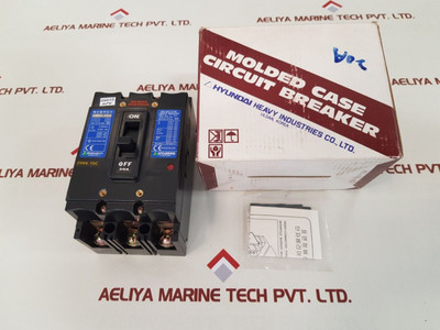 Hyundai Hbh-103 Molded Case Circuit Breaker 20A 100Af 3P 50/60Hz - New Hyundai Hbh-103 Molded Case Circuit Breaker 20A 100Af 3P 50/60Hz - New