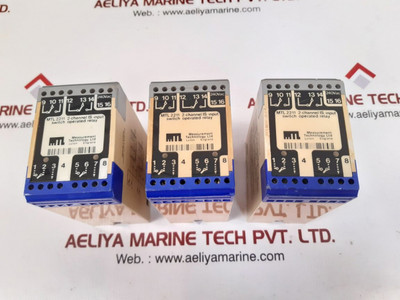 Measurement technology mtl 2211 2-channel is-input switch operated relay - Used Measurement technology mtl 2211 2-channel is-input switch operated relay - Used