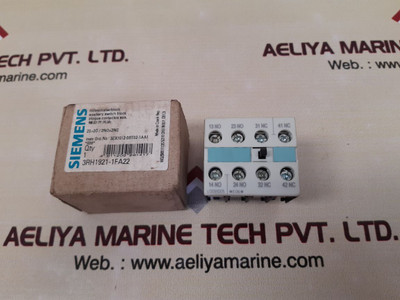 Siemens 3rh1921-1fa22 auxiliary switch block