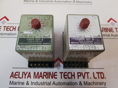 Set of 2x L.geetha odt-9 timer - Used Set of 2x L.geetha odt-9 timer - Used