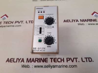 Omron se-sp2n motor relay, current 4-10 x 0.5A, time 1-10sec Omron se-sp2n motor relay, current 4-10 x 0.5A, time 1-10sec