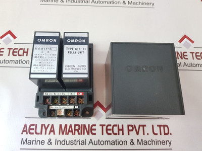 Omron 61F-11 Floatless Level Switch With 61F-g Relay Unit - New