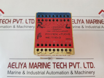 Pepperl+Fuchs We77/Ex2 Switch Amplifier Pepperl+Fuchs We77/Ex2 Switch Amplifier