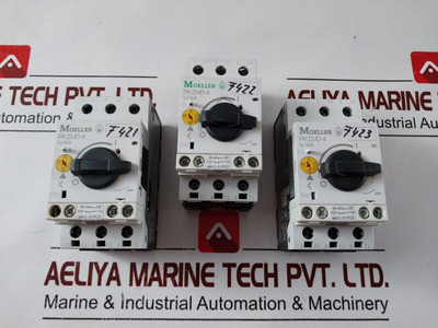 Moeller Pkzm0-4 2.5-4.0 Manual Motor Starter 4000V - Used Moeller Pkzm0-4 2.5-4.0 Manual Motor Starter 4000V - Used