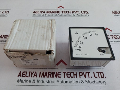 Zurc Z10230 Ammeter Ec96P2...../5A 0-50 A - New Zurc Z10230 Ammeter Ec96P2...../5A 0-50 A - New