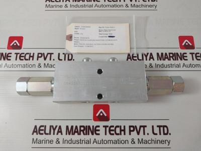 Oil Control/Rexroth 054225100220000 Double Acting Overcentre Valve - New Oil Control/Rexroth 054225100220000 Double Acting Overcentre Valve - New