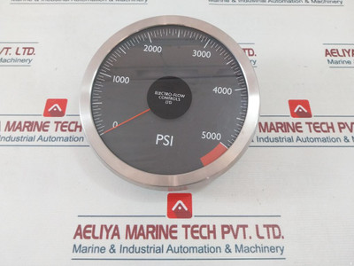 Electro-flow Controls M25X Analogue Gauge 0-5000 Psi, 28V