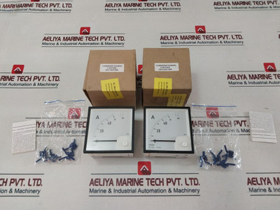 Gossen 9651050100B Analogue Panel Ammeter 0-50/100A 92Mm Cat III 600V Rs 392-9128