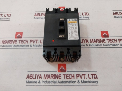 Mitsubishi Nf100-s No-fuse Breaker 30Amp 3-pole - Used Mitsubishi Nf100-s No-fuse Breaker 30Amp 3-pole - Used