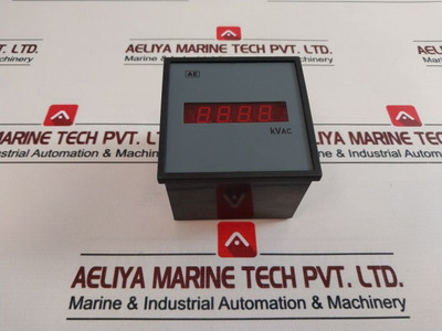 Automatic Electric Digital Ac Voltmeter 0-150 Vac - Used