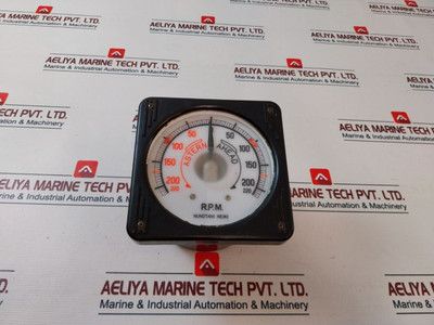 Nunotani Keiki Jis F8521-fe130K Electric Propeller Shaft Revolution Indicator Re - Used