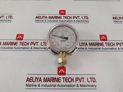 Tess En837.1 Pressure Gauge -30 To 40 Psi - New Tess En837.1 Pressure Gauge -30 To 40 Psi - New