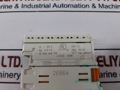 Wago 750-402 Digital Input Module 4Di 24V Dc 3.0Ms