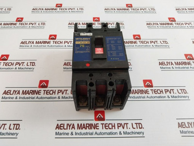 Mitsubishi Nf100-sh No-fuse Breaker 75A 660V Ac 3-pole - Used Mitsubishi Nf100-sh No-fuse Breaker 75A 660V Ac 3-pole - Used
