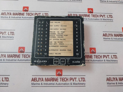 Selco M1000-24-10B Alarm Annunciator 24 Volt  - Used