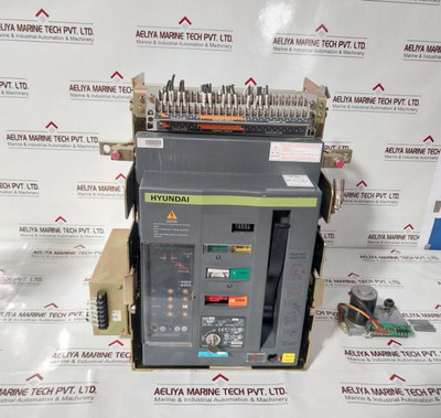 Hyundai Hian 08 Air Circuit Breaker 3 Pole 800A 1000V - Used Hyundai Hian 08 Air Circuit Breaker 3 Pole 800A 1000V - Used