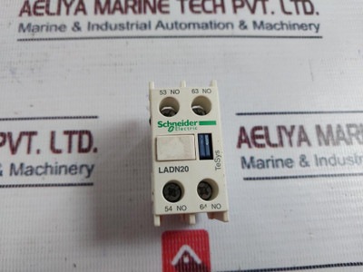 Lot Of 2X Schneider Electric Ladn20 Auxiliary Contact Block 690V 10A Iec 60947
