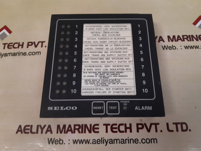 Selco m1000 alarm annunciator - 24 volt Denmark - 450 gm Selco m1000 alarm annunciator - 24 volt Denmark - 450 gm