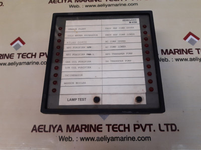 Selco m4700-00 alarm indicator by Selco A/S, Denmark Selco m4700-00 alarm indicator by Selco A/S, Denmark