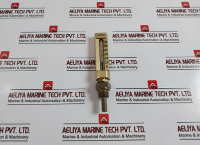 Saacke 0-120°C Thermometer R1/2” W/Well - New Saacke 0-120°C Thermometer R1/2” W/Well - New