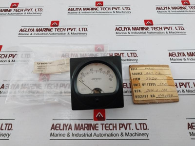 Weston 304 Panel Meter 0-100 Ac Amperes - New Weston 304 Panel Meter 0-100 Ac Amperes - New