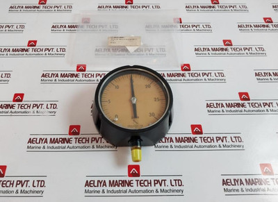 Ashcroft Pressure Gauge A.I.S.I 316 Tube Socket Range 0-30 - New Ashcroft Pressure Gauge A.I.S.I 316 Tube Socket Range 0-30 - New