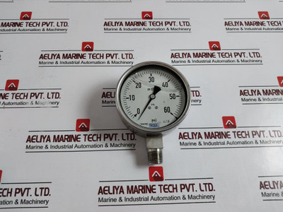 Wika 233.50.100 Bourdon Tube Pressure Gauge 0 To 60 Psi 1105467687