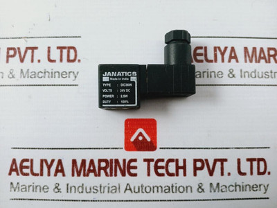 Janatics Dc36W Solenoid Valve Coil 24V Dc 2.5W - Used Janatics Dc36W Solenoid Valve Coil 24V Dc 2.5W - Used