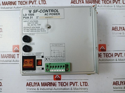 Sf-control Ld 100S Leveldatic Multipoint Transmitter 230/115 Vac - Used Sf-control Ld 100S Leveldatic Multipoint Transmitter 230/115 Vac - Used