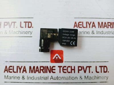 Dc24V 2.5W Ip65 Solenoid Coil - Voltage Range: Dc21.6V~26.4V - Used