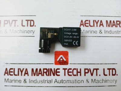 Dc24V 2.8W Solenoid Valve Coil Ip65 Voltage Range 21.6V~26.4V - Used