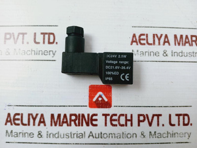 Dc24V 2.5W Solenoid Valve Coil Voltage Range 21.6V~26.4V Ip65