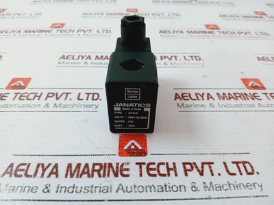 Janatics Ac11A Solenoid Coil, 220V Ac 50Hz, 6W, Series 12/06 - Used Janatics Ac11A Solenoid Coil, 220V Ac 50Hz, 6W, Series 12/06 - Used