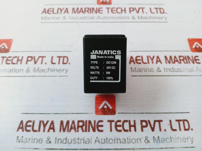 Janatics Dc12W Solenoid Coil 24V Dc 8W - Used Janatics Dc12W Solenoid Coil 24V Dc 8W - Used